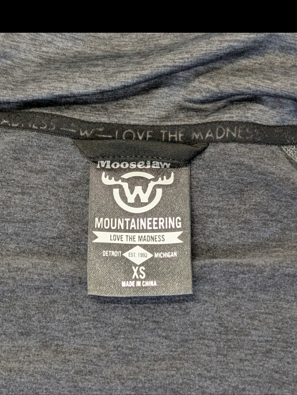 Moosejaw Mountaineering Women's XS Full Zip Athletic Jacket Heathered Gray - Picture 7 of 13